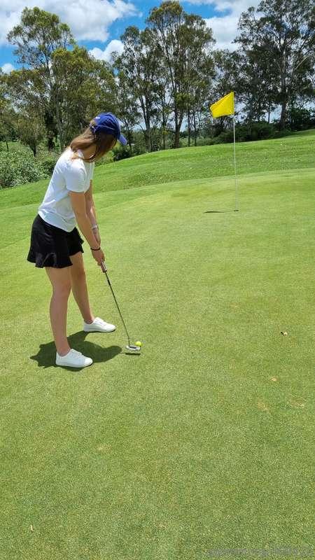 This is why I wear swimsuits, and not try to play golf 😜 I h..