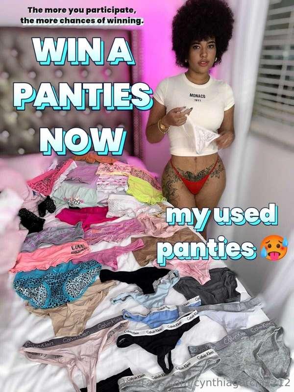 super gift 🤯🤯 win a daddy panty only with 9.99 🥵🥵 you are al..