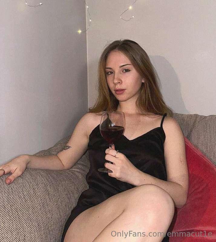 My evening is like a true romantic's: a book, wine, old musi..