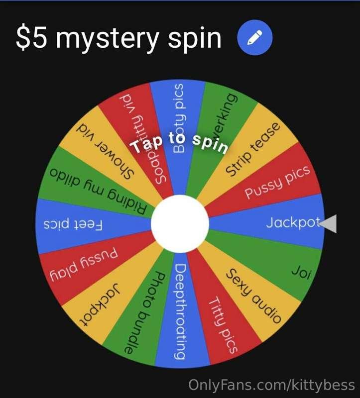 SPIN THE WHEEL 

Get a chance to unlock lucky number 5 video..