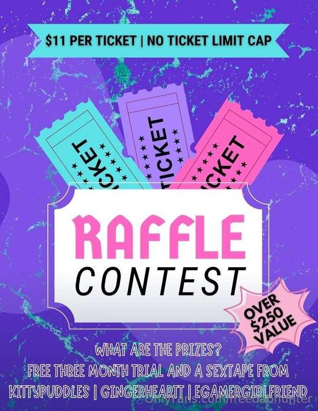 Wanna join the raffle with @egamergirlfriendfree @gingerhart