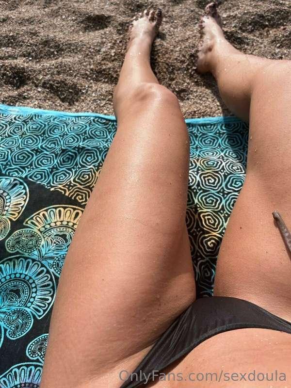 I love going to the beach alone in the mornings. When there'..