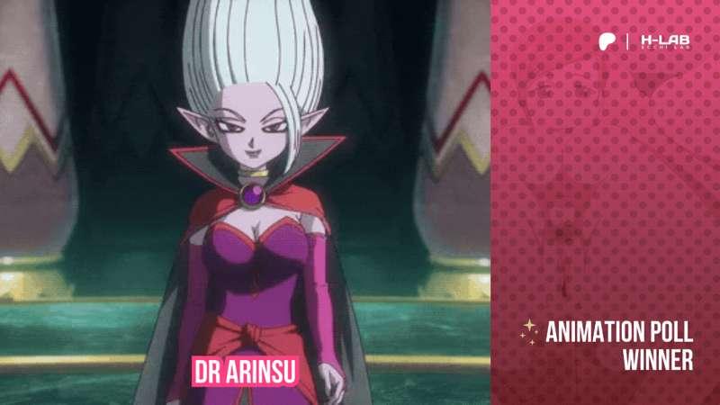 Poll winner Dr. Arinsu!