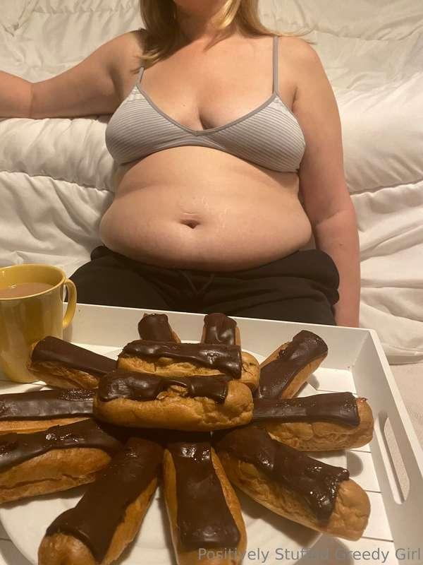 New PB on eclairs eaten in a single sitting!!! How many did ..