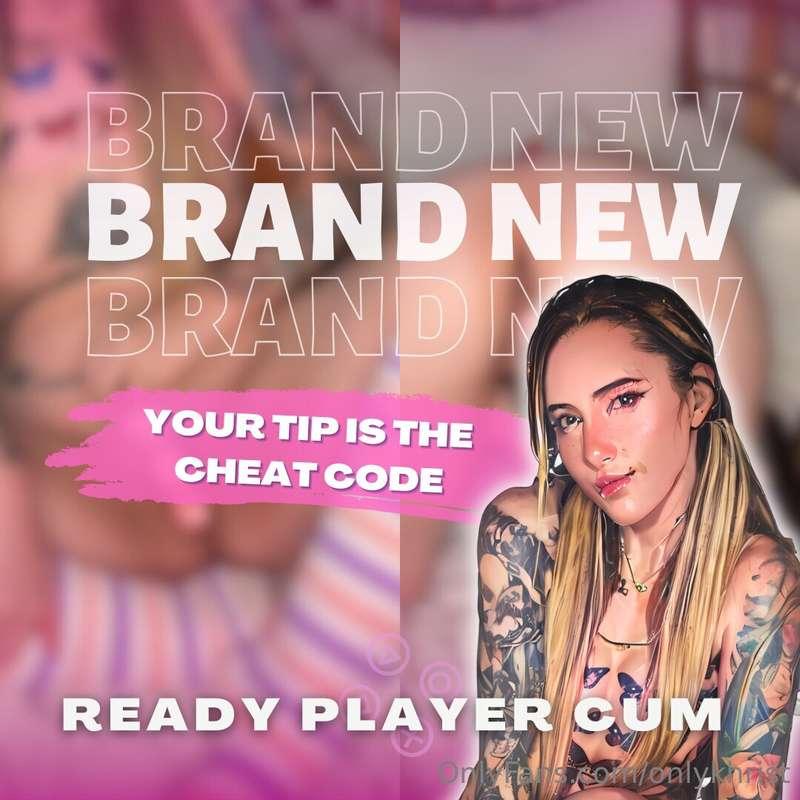 🎮 READY PLAYER CUM 🎮 Your tip is the cheat code… will you wi..