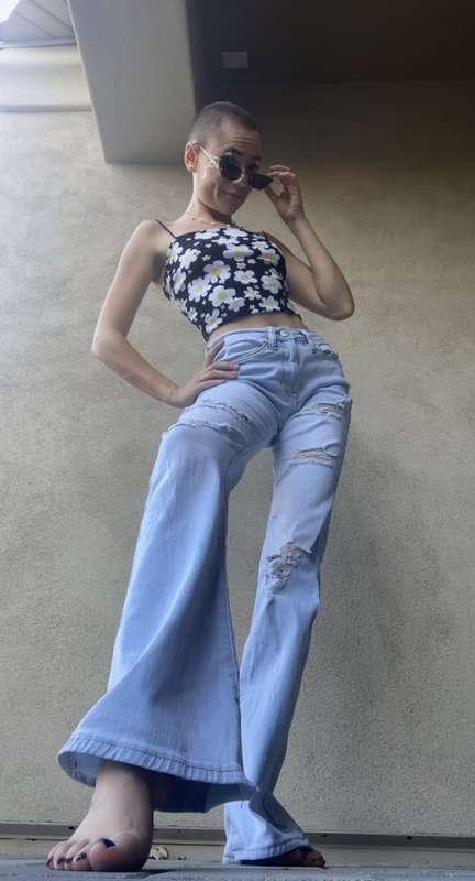 Yesterdays outfit of the day!! Before the wig 😘