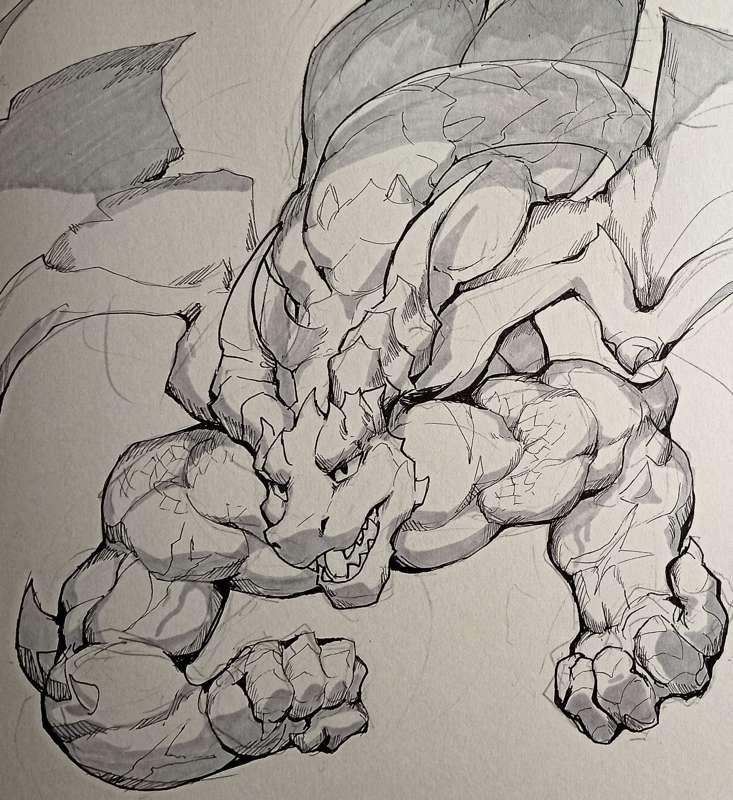 Sketchbook Dragon 