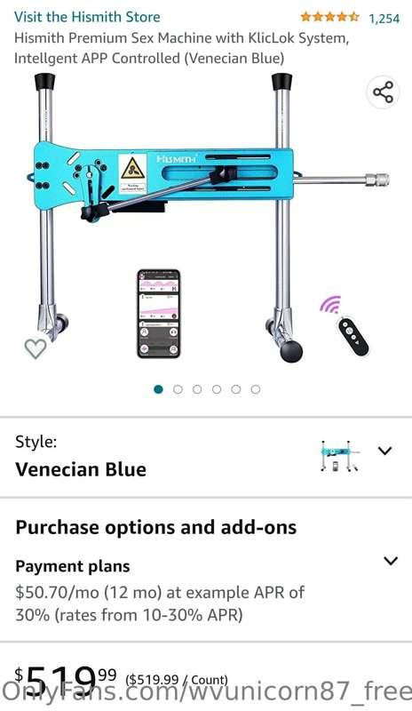 Help me fund a fuck machine so I can create more content for..