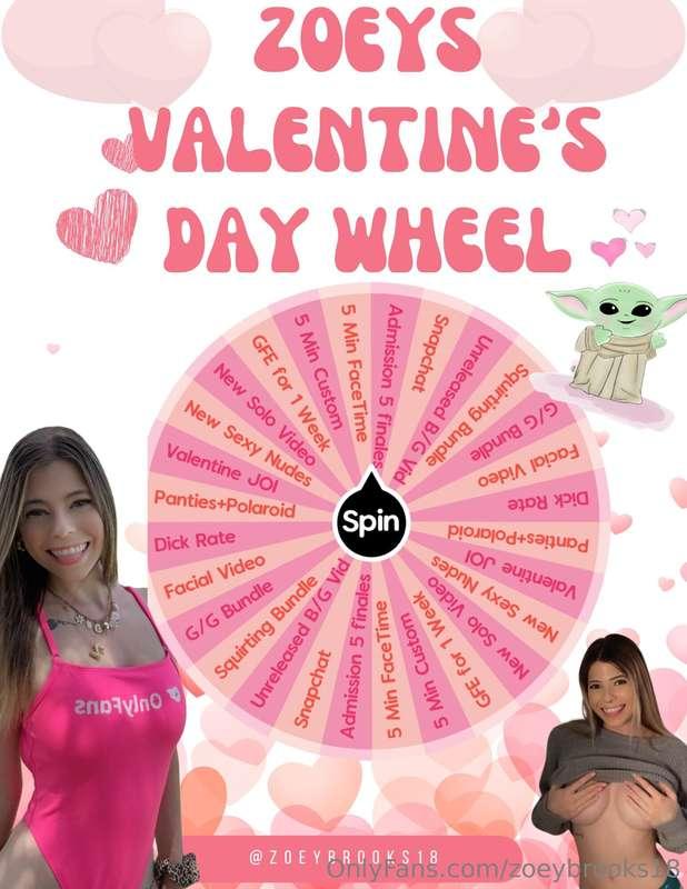 🩷𝐍𝐄𝐖 𝐖𝐇𝐄𝐄𝐋 🩷1 Spin- $152 Spins- $203 Spins- $25 *3 Spins Max