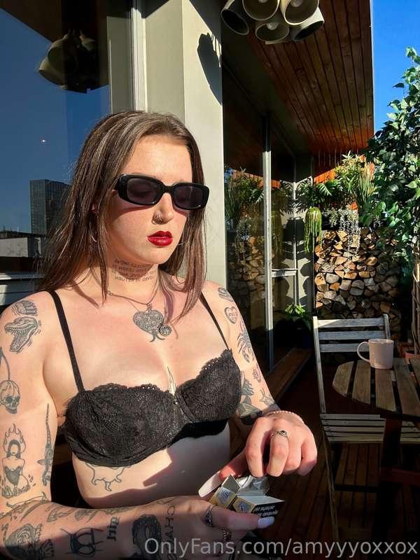 Do you think fucking on the balcony is too risky? 😈