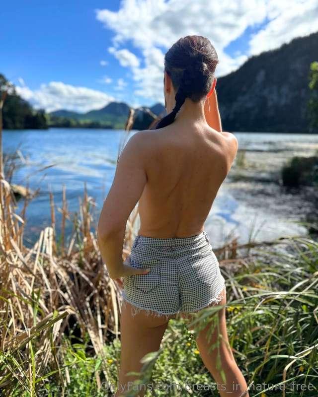 Lakeside, well, my breasts told me that I needed to take a c..