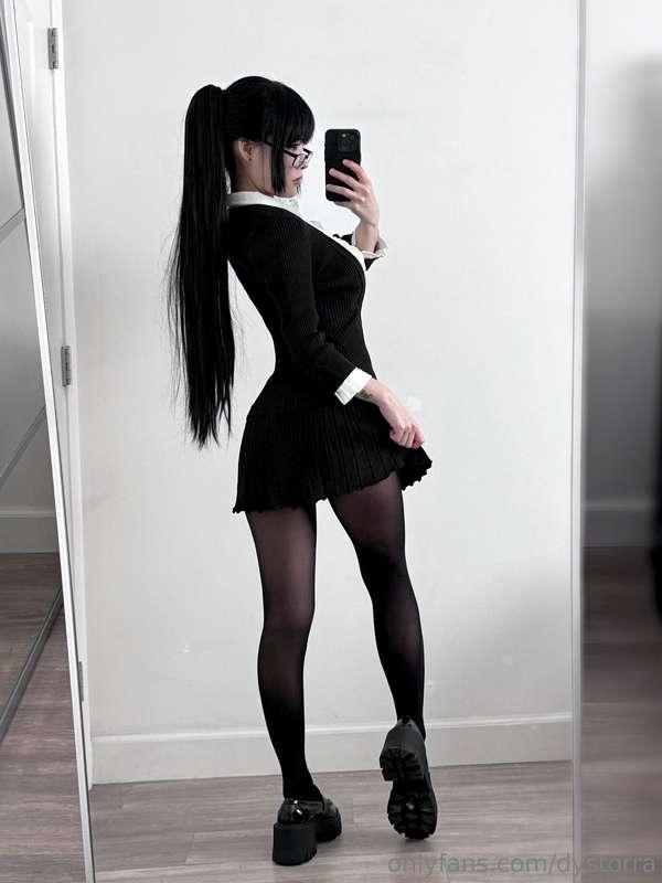 swipe to lift my new dress ->