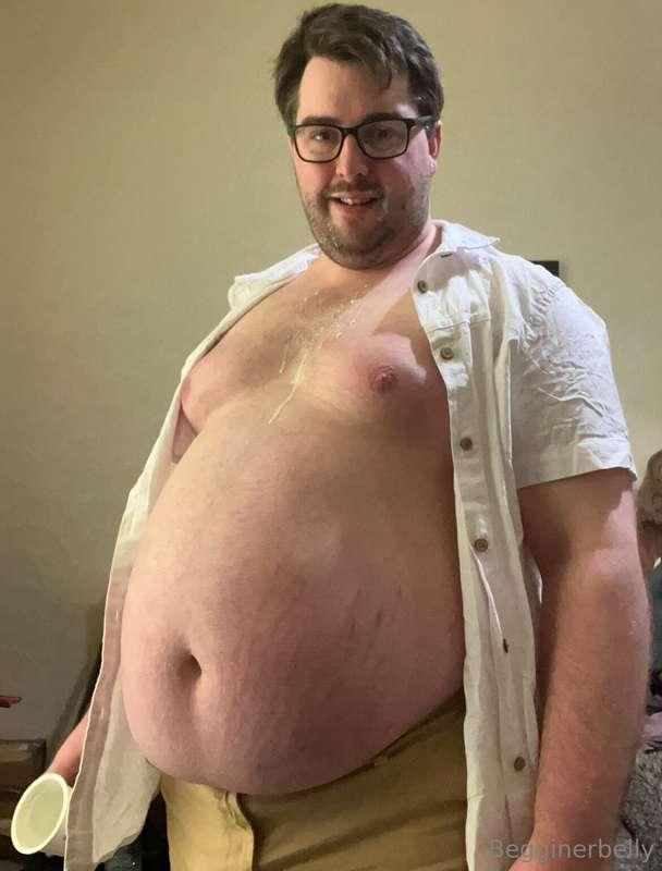 I love how big and fat I look here, the messy stuff isn’t us..