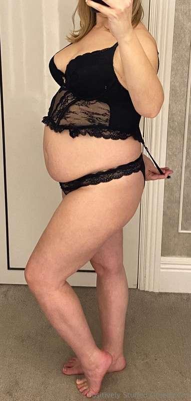 I’m not even full here, just nice and round at all times now..