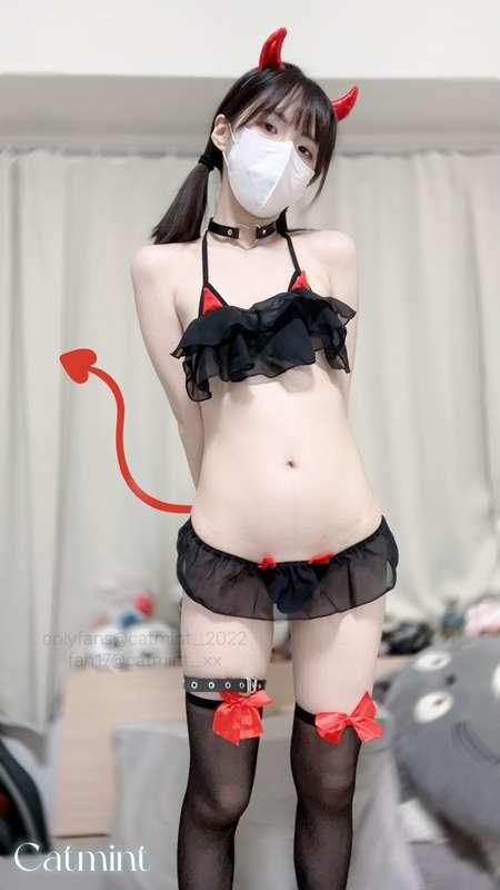 😈穿上惡魔裝我就變得中二病❤️‍🔥 - ▫️ 小惡魔 x 傲嬌 x 淫魔 ▫️
