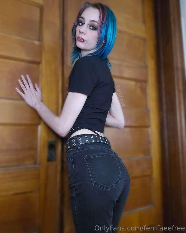 Ass in jeans