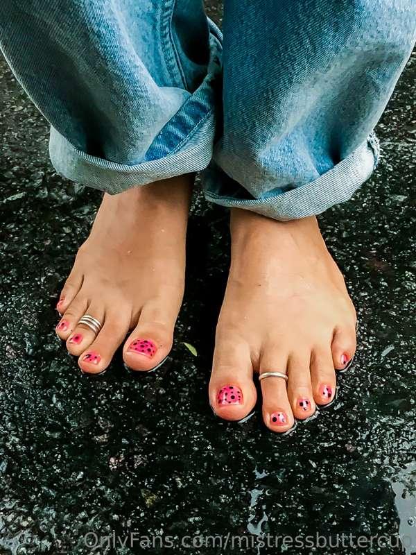 Walking down the street barefoot when it rains is one of my ..