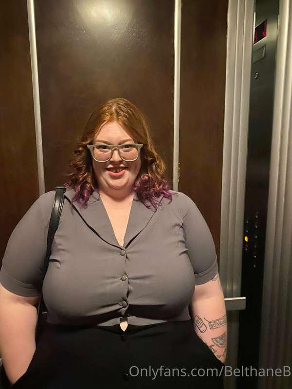Turns out my dress is a bit tight on my chest
