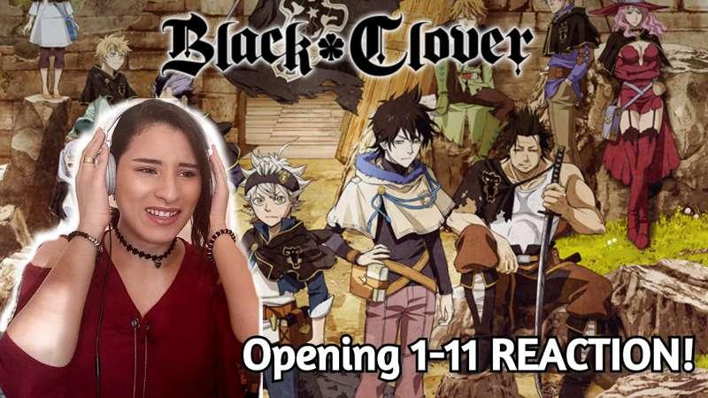 Black Clover Opening 1 -> 11