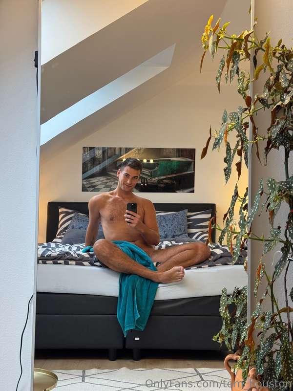 Jump into bed with me and you won't come out until next day ..