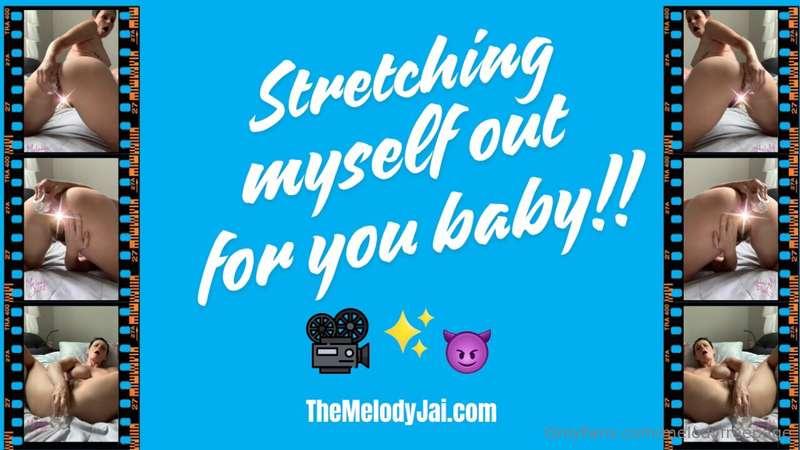 Let me stretch my asshole **wide open** for you!