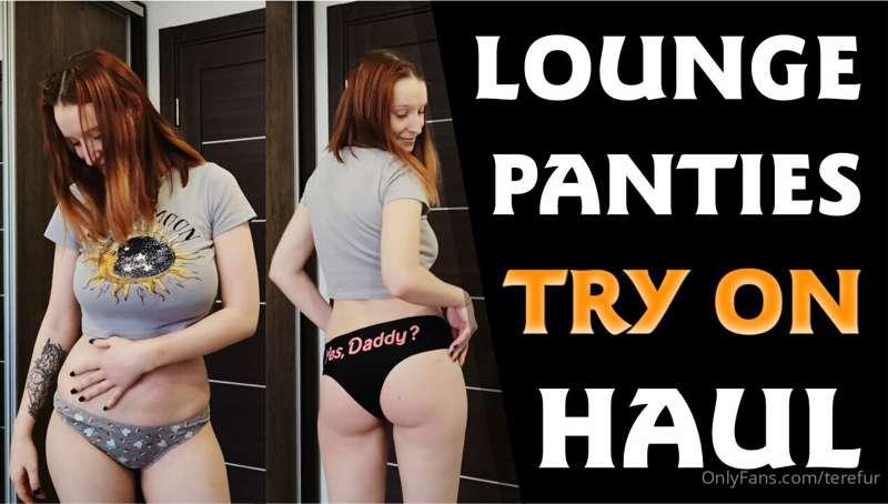 LOUNGE TRY ON HAUL PANTIES - PART 1

New video on my YouTube..