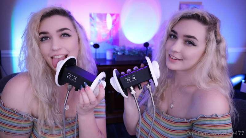 ♡ Hey!! ♡ This is your chance to see a TWIN EAR EATING ASMR ..