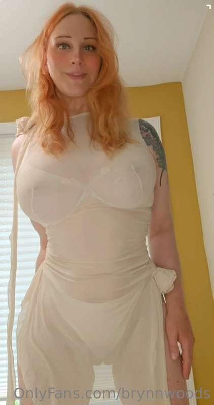 Mommy is really into wearing Sheer clothing around the house..
