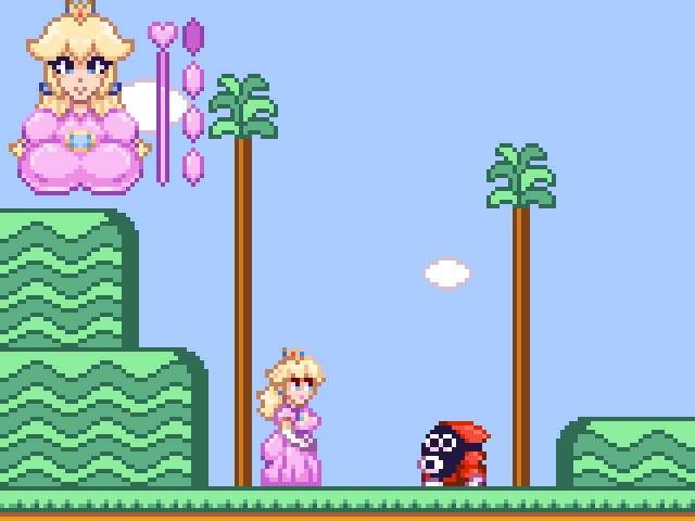 Peach Doodle page sprite anims