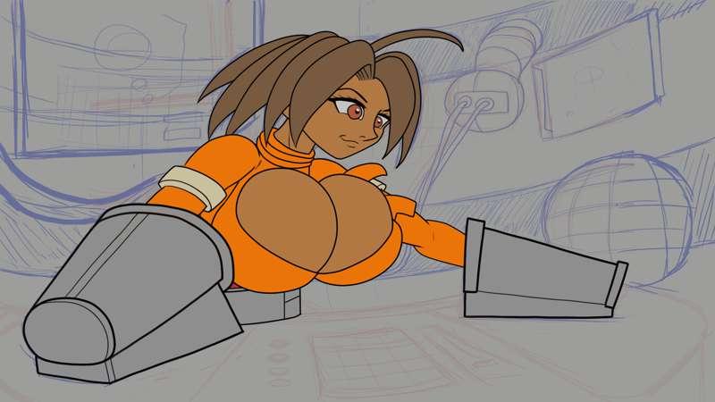 WIP Post 12-28-20 - Gulavisual Boob Expansion Mecha Comic 1