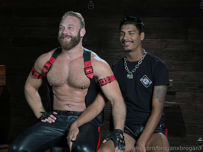 Got to film a special scene for Bound Gods at KinkMen with m..