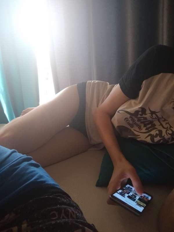enjoy some candid photos of me wearing an anime t-shirt xD