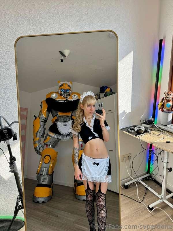 For tomorrow’s cosplay should me & Bumblebee cosplay as your..
