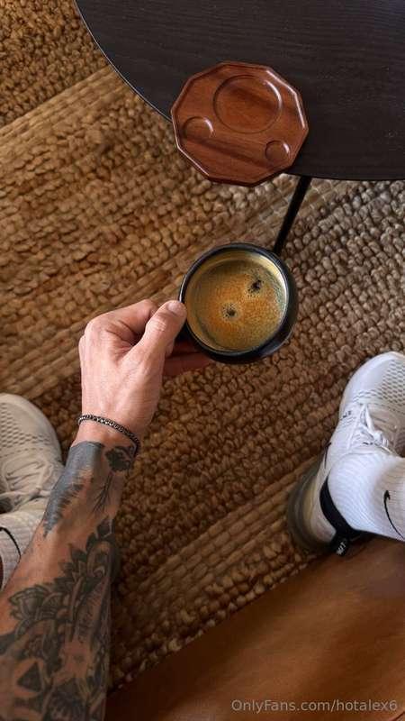 What do you prefer more coffee or juice? 😋Or maybe me? 😏💦