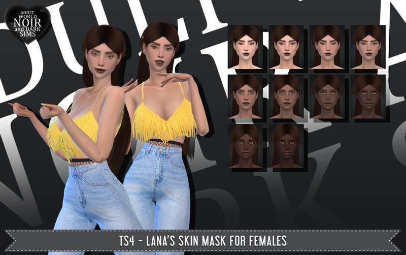 TS4 - Lana's Skin Mask