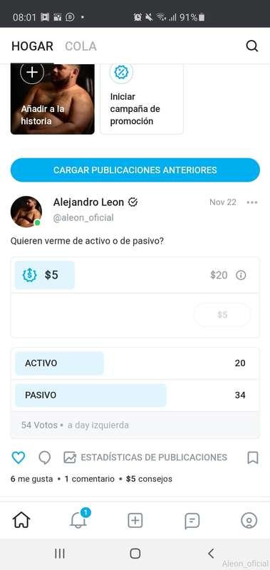 Decidieron verme primero de pasivo, así que les complacere, ..