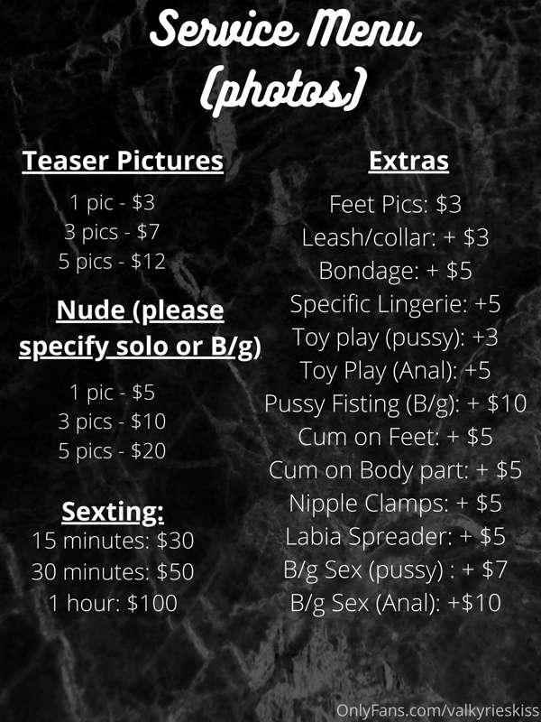 My Menu is here!  Take a look at all three pages; I've got a..