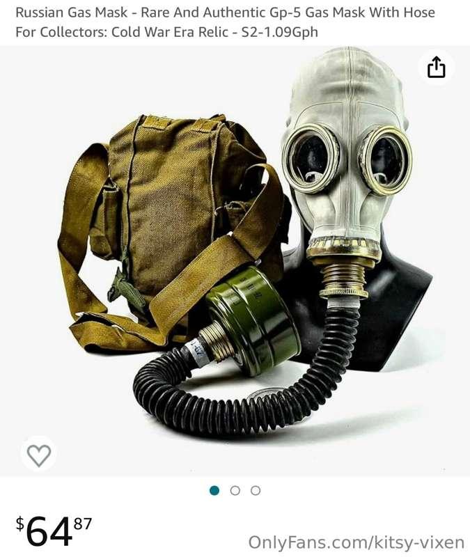 ***GAS MASK FUND***

**How could you not wanna see me put th..