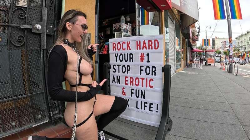 Leashed and Walked through the streets!