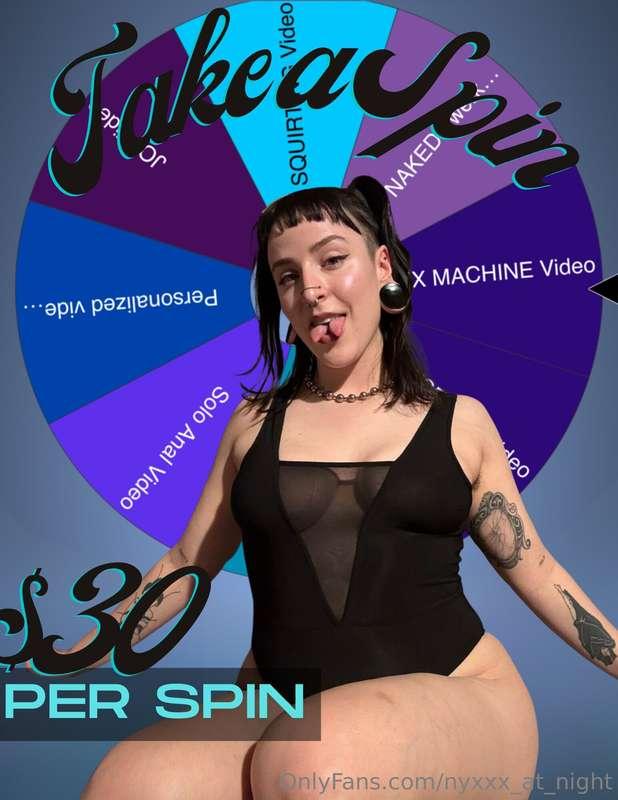 I have SO much to show you 😈 so, take a spin to win some of ..