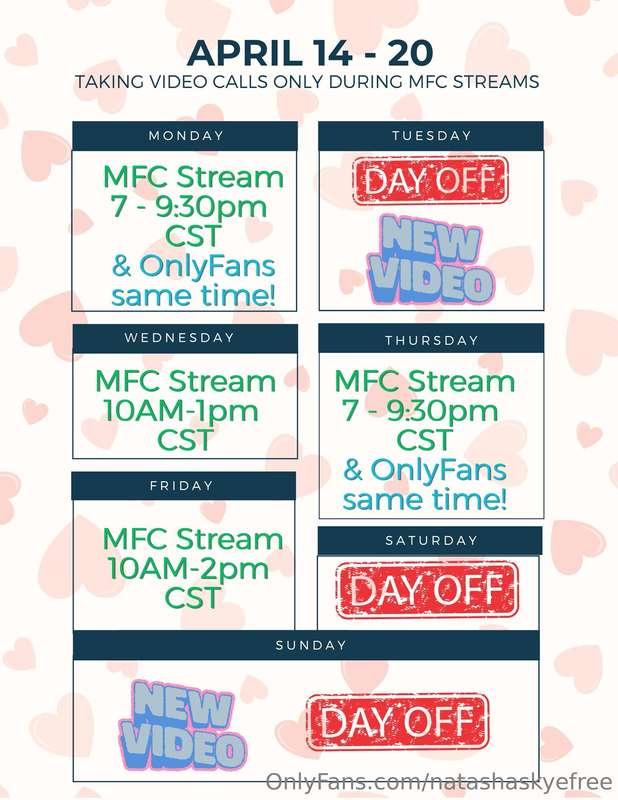 ✨Schedule this week! ✨