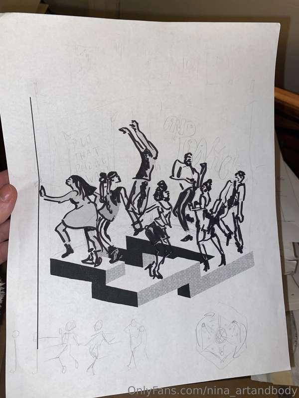 Looking through some of my old sketches… this one was a cros..