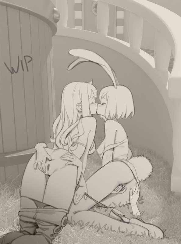 Carrot, Nami and Robin's hands WIP
