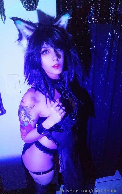 Wolfie goddess is ready to howl at the blue moon tonight 😜  ..