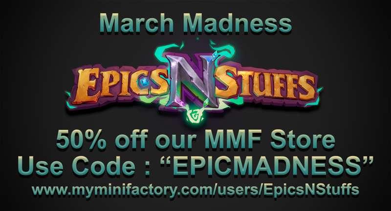 March Madness! 50% off MMF Store