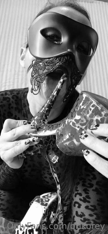 I'm going to lick my heels slowly...you want that?...