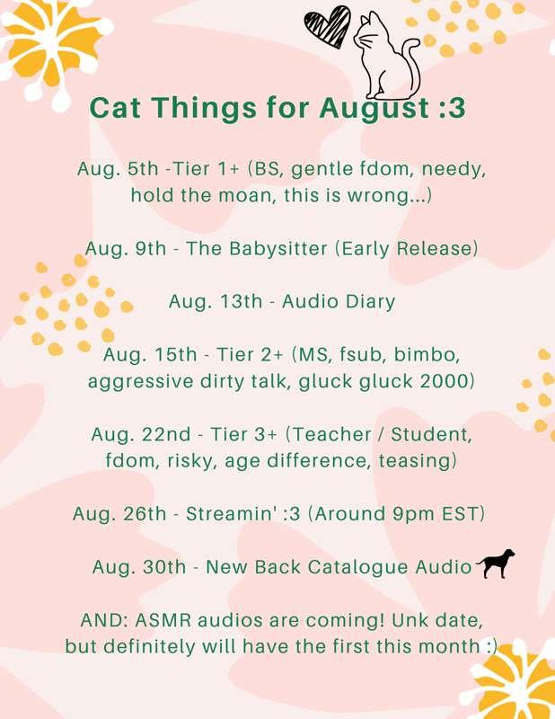 August is Coming :)