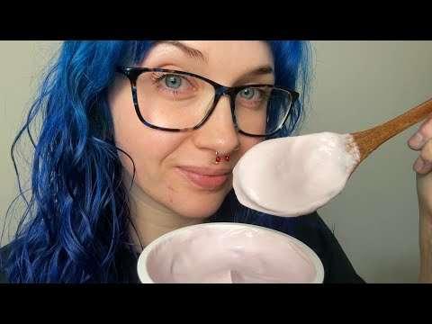 📣 EARLY ACCESS 📣 ASMR Lofi Blueberry Yogurt Eating Sounds & Wooden Spoon Noms🥄