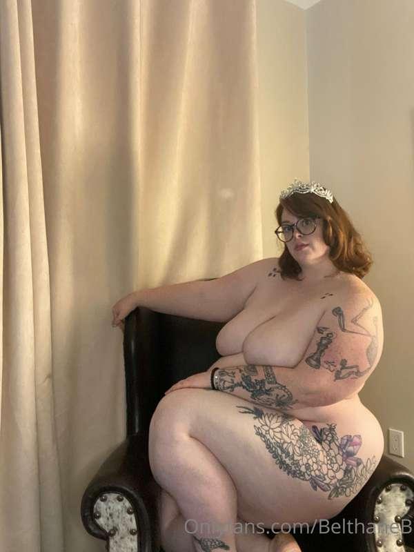 A queen on her throne