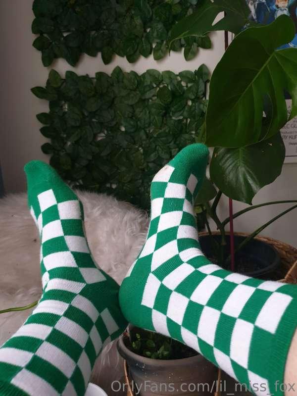 Do you like my new socks? 🤭🤭